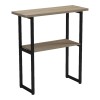 Κονσόλα Solain pakoworld sonoma-μαύρο μέταλλο 79x29x85εκ