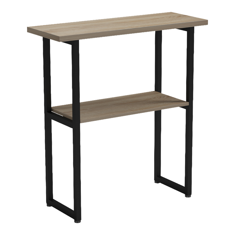 Κονσόλα Solain pakoworld sonoma-μαύρο μέταλλο 79x29x85εκ
