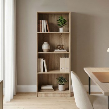 Βιβλιοθήκη Kendy pakoworld sonoma 60x30x167εκ