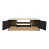 Έπιπλο τηλεόρασης Sasa pakoworld sonoma-ανθρακί 120x35x41.5εκ