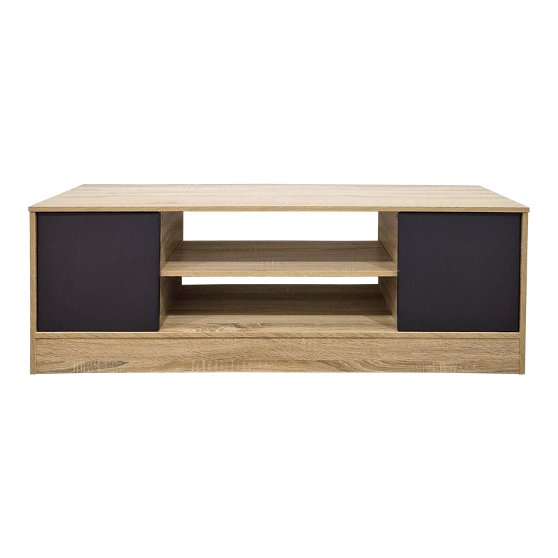 Έπιπλο τηλεόρασης Sasa pakoworld sonoma-ανθρακί 120x35x41.5εκ