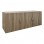 Πατάρι ντουλάπας τρίφυλλο Alvia pakoworld sonoma 150x51x60εκ