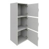 Ντουλάπι-στήλη Soline pakoworld λευκό 40x34.5x90.5εκ