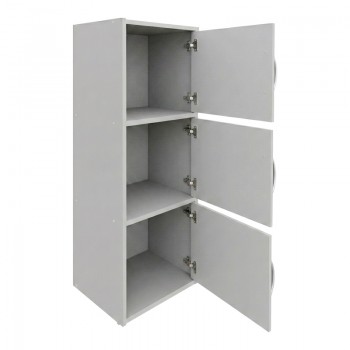 Ντουλάπι-στήλη Soline pakoworld λευκό 40x34.5x90.5εκ