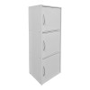 Ντουλάπι-στήλη Soline pakoworld λευκό 40x34.5x90.5εκ