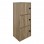 Ντουλάπα-στήλη Wirdia pakoworld sonoma 30.5x24x71.5εκ