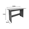 Γραφείο εργασίας Taule pakoworld sonoma 120x60x74εκ