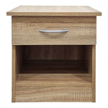 Κομοδίνο Bedy pakoworld sonoma 40x34x42εκ