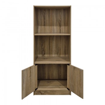Βιβλιοθήκη Tekaro pakoworld sonoma 60x30x120εκ