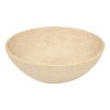 Διακοσμητικό μπωλ Serio pakoworld polyresin μπεζ Φ24.5x7.5εκ