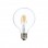 Λαμπτήρας LED G80 Bulb pakoworld 4W E27 2700K 200-220V clear