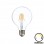 Λαμπτήρας LED G95 Bulb pakoworld dimmable 4W E27 2700K 200-220V clear