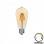 Λαμπτήρας LED ST64 Bulb pakoworld dimmable 8W E27 2700K amber