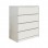 Συρταριέρα Kuanger pakoworld mdf σε λευκή απόχρωση 80x40x89εκ