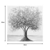 Πίνακας σε καμβά Nator II 3D Inart 80x3x80εκ