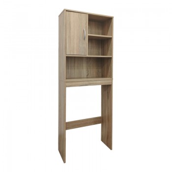 Έπιπλο μπάνιου Tazien pakoworld σε sonoma απόχρωση 60x24x168.5εκ