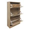 Παπουτσοθήκη Savaz pakoworld σε sonoma απόχρωση 60x24x114εκ