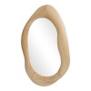 Καθρέπτης οβάλ Enola pakoworld mdf σε φυσική απόχρωση 54x2.5x80εκ