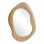 Καθρέπτης οβάλ Enola pakoworld mdf σε φυσική απόχρωση 54x2.5x80εκ