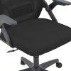 Καρέκλα γραφείου Peja pakoworld mesh ύφασμα μαύρο 58x60x107-117εκ