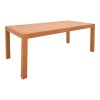Τραπέζι Vocaly pakoworld teak ξύλο σε φυσική απόχρωση 200x100x75εκ