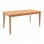 Τραπέζι Ory pakoworld teak ξύλο σε φυσική απόχρωση 160x80x75εκ