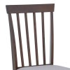 Καρέκλα Houston pakoworld rubberwood σε καρυδί απόχρωση 40x49x94εκ