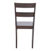 Καρέκλα Dallan pakoworld rubberwood σε καρυδί απόχρωση 40x47.5x89εκ
