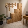 Έπιπλο εισόδου Nenich pakoworld σε oak απόχρωση 150x37x180εκ