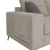 Στήλη Letto pakoworld σε oak - λευκό ματ απόχρωση 50,2x34,3x195εκ