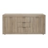 Μπουφές Doha pakoworld σε sonoma απόχρωση 180x45x80.5εκ