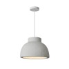 Φωτιστικό οροφής led Jenila pakoworld E27 ps λευκό Φ30x20εκ