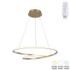 Φωτιστικό οροφής Rexon pakoworld led μέταλλο χρυσό Φ49x12εκ