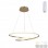 Φωτιστικό οροφής Rexon pakoworld led μέταλλο χρυσό Φ49x12εκ