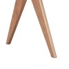 Τραπέζι Winslow pakoworld ξύλο rubberwood σε ανοιχτό καρυδί χρώμα 200x100x75εκ