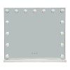 Καθρέπτης Led Hollywood pakoworld μέταλλο λευκό 60x12x52.3εκ