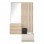 Έπιπλο εισόδου Halesy pakoworld sonoma-cappuccino 67x35.5x179.3εκ