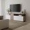 Έπιπλο τηλεόρασης Vendora pakoworld σε sonoma-λευκή απόχρωση 150x29.5x46.3εκ