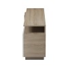 Έπιπλο τηλεόρασης Vendora pakoworld σε sonoma-λευκή απόχρωση 150x29.5x46.3εκ