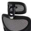Καρέκλα γραφείου διευθυντή Cadrey pakoworld mesh μαύρο 67x64x120-128εκ