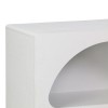 Βιβλιοθήκη-ραφιέρα Emersi pakoworld mdf σε λευκή απόχρωση 70x35x100εκ