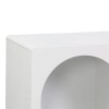 Μπουφές Emersi pakoworld με ράφια mdf σε λευκή απόχρωση 120x35x76εκ