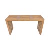 Παγκάκι Zen pakoworld teak ξύλο σε φυσική απόχρωση 90x30x48εκ