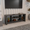 Έπιπλο τηλεόρασης Seref pakoworld σε ανθρακί απόχρωση 120x30x47εκ