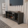 Έπιπλο τηλεόρασης Seref pakoworld σε ανθρακί απόχρωση 120x30x47εκ