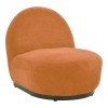 Πολυθρόνα Zenny pakoworld υφασμα terracotta 64x85x68εκ
