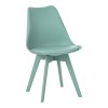 Καρέκλα Gaston I pakoworld PP-PU σε μέντα απόχρωση 48.5x53.5x81.5εκ
