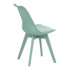 Καρέκλα Gaston I pakoworld PP-PU σε μέντα απόχρωση 48.5x53.5x81.5εκ