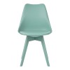 Καρέκλα Gaston I pakoworld PP-PU σε μέντα απόχρωση 48.5x53.5x81.5εκ