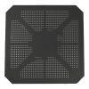 Τραπέζι Icon pakoworld PP σε ανθρακί απόχρωση 80x80x74.5εκ
